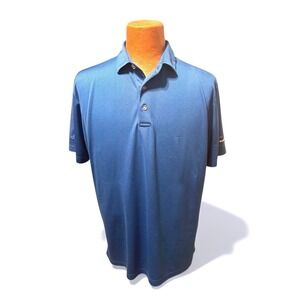 Callaway Opti Dri Men's Blue Golf Polo‎ Shirt CRO EVANS Size LG